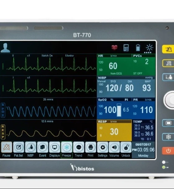 جهاز متابعة العلامات الحيوية | Patient Monitor Bistos BT-770