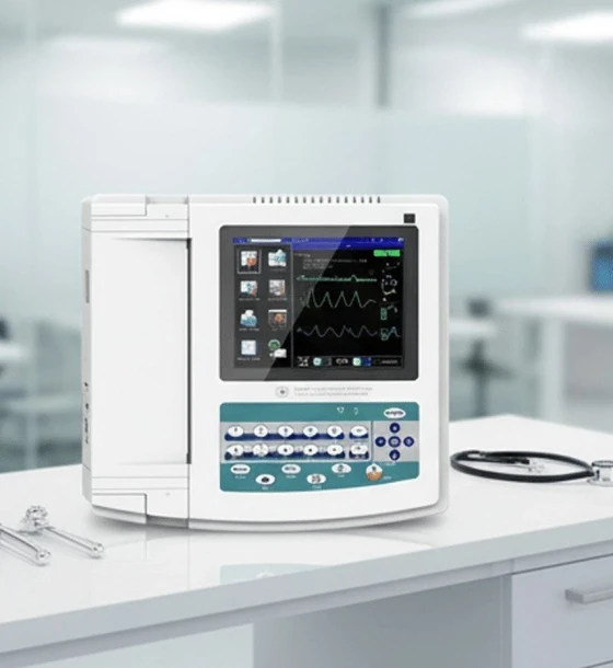 جهاز تخطيط القلب 12 قناة | 12 Channel ECG with Monitor CONTEC ECG1200G
