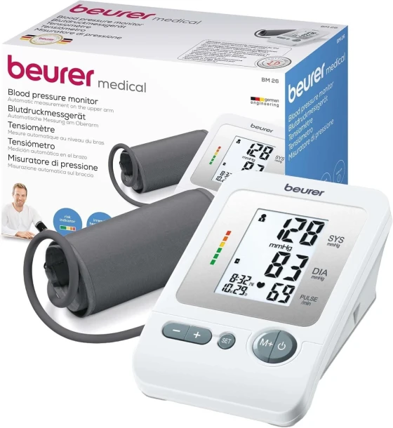 جهاز قياس ضغط الدم من أعلى الذراع بيورير Beurer BM 26