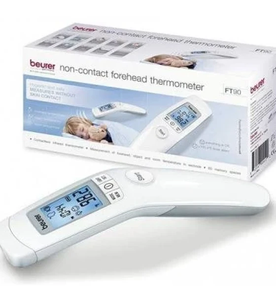 جهاز قياس حرارة بالأشعة تحت الحمراء بيورير 1 بيورير FT 90 Non-Contact Infrared Thermometer Beurer FT 90