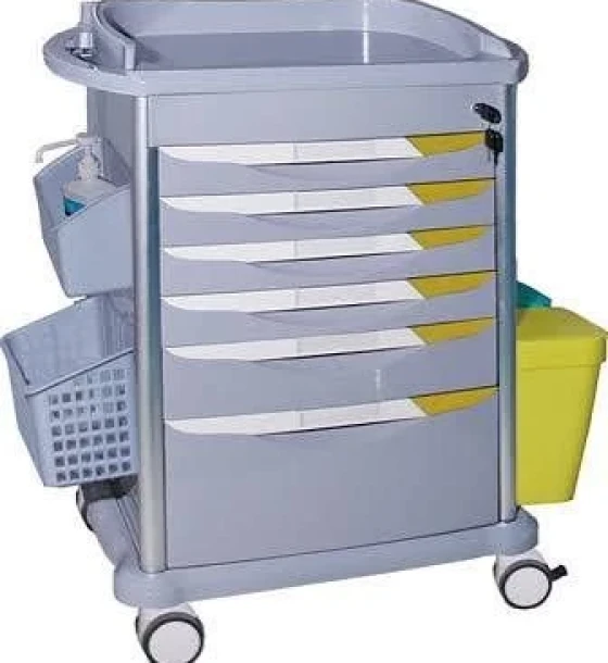 ترولي خدمات وأدوات فولاذي-بلاستيكي جونكن / Steel-Plastic Trolley Joncn