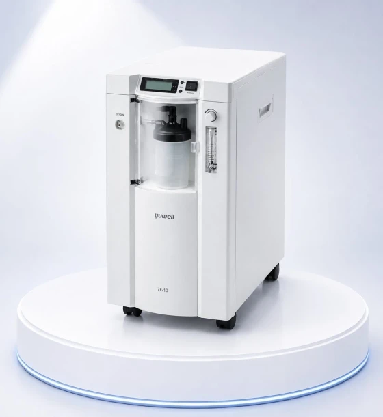 مركز الأكسجين 5 لتر مع بخاخ YWELL 7F-5CW / 5LPM Oxygen Concentrator with Neblizer YWELL 7F-5CW