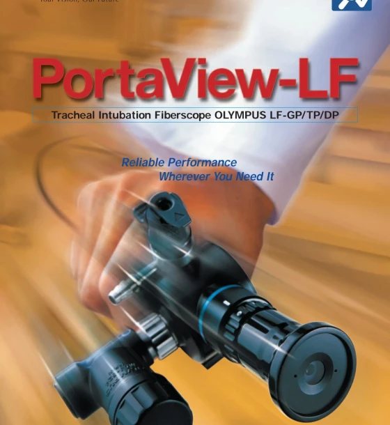 منظار التنبيب الرغامي الأليافي المحمول Olympus PortaView-LF (LF-GP / TP / DP)
