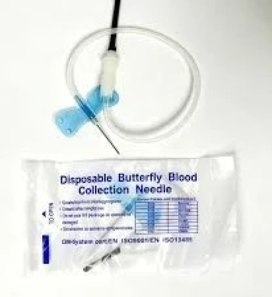 إبرة فراشة لسحب الدم مقاس 23G (Butterfly 23G)