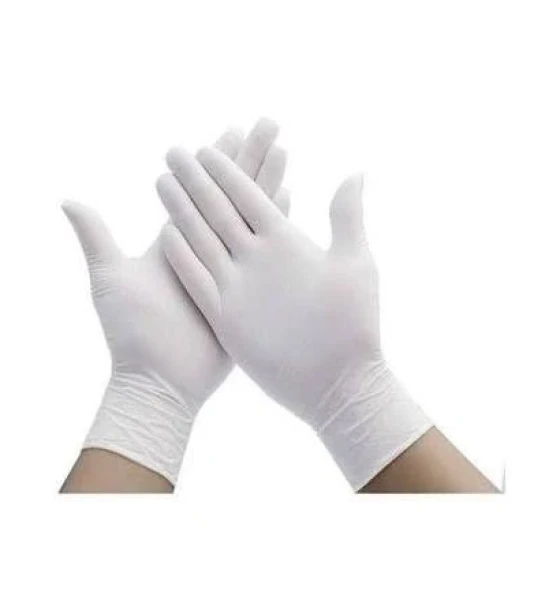 قفازات فحص لاتكس بودرة مقاس L (Latex Gloves L)