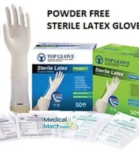 قفازات جراحية معقمة مقاس 8.0 (Surgical Gloves 8.0)