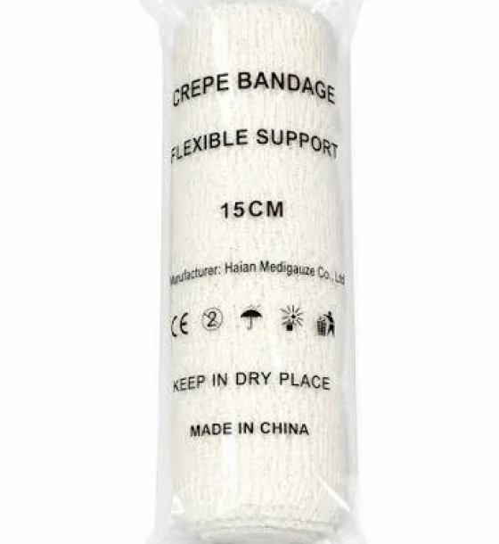 رباط ضاغط مطاطي 15 سم (Elastic Crepe Bandage 15cm)