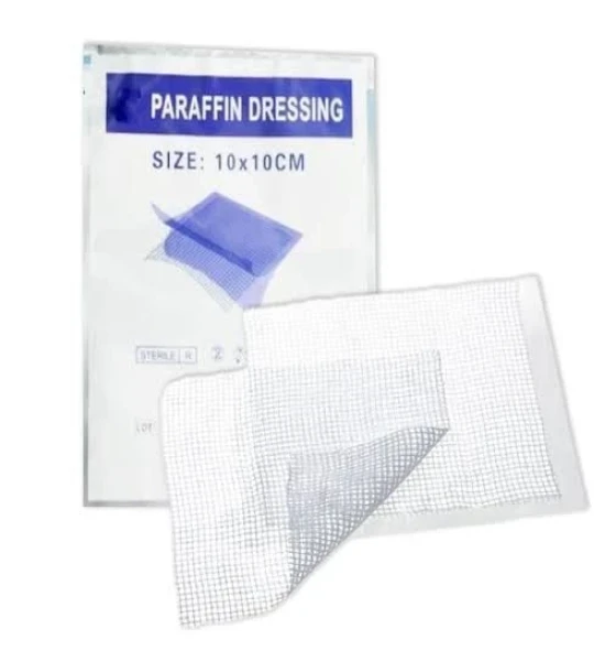 شاش بالفازلين معقم للجروح 10×10 (Paraffin Gauze)