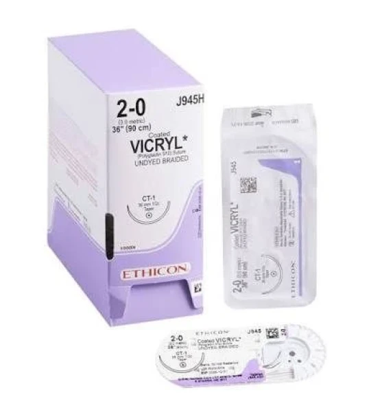خيط جراحي ممتص Vicryl 2/0 (Vicryl Suture 2/0)