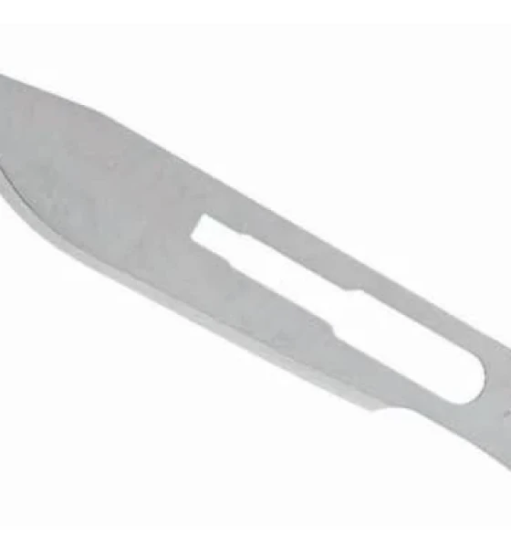 مشرط جراحي معقم مقاس 22 (Surgical Blades No. 22)