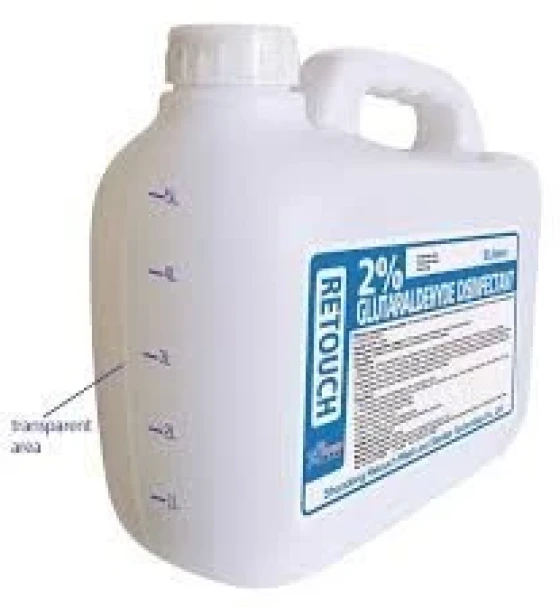 محلول جلوتارالدهيد لتعقيم المناظير 2% 5L (Glutaraldehyde 2%)
