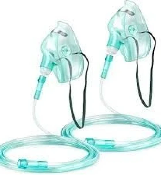 قناع أوكسجين للكبار مع أنبوب (Oxygen Mask Adult)
