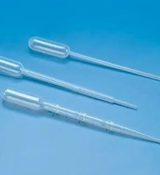 ماصات بلاستيكية مدرجة 3 مل (Pasteur Pipette 3ml)