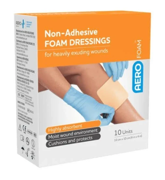 ضماد رغوي إمتصاصي Foam Dressing 10×10