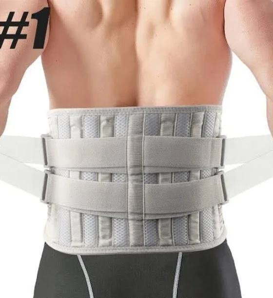 حزام دعم ظهر طبي مع دعامات L (Back Support Brace)