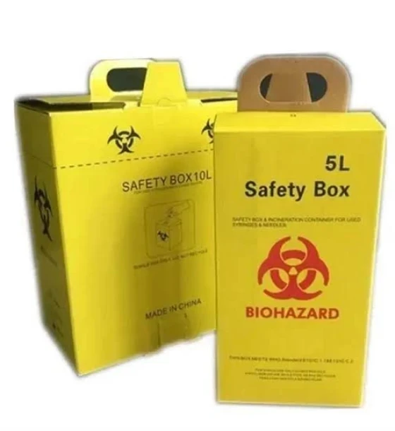 حاوية تجميع الإبر والأدوات الحادة 5L (Sharps Box 5L)