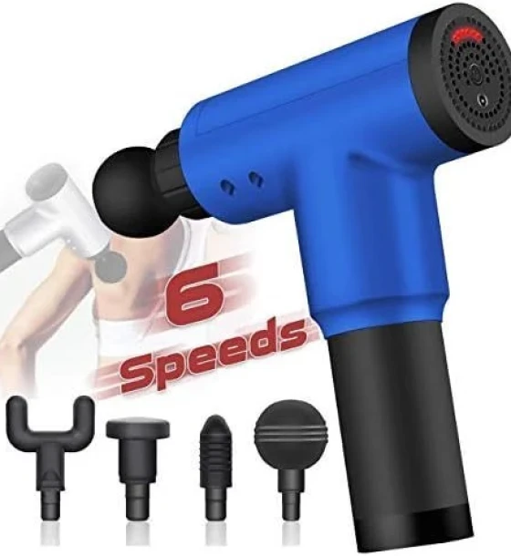 جهاز تدليك ومساج العضلات العميق المحمول (Massage Gun)