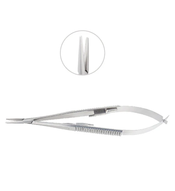 ماسك إبر كاستروفيهو (عيون)/Castroviejo Micro Needle Holder[14 cm]