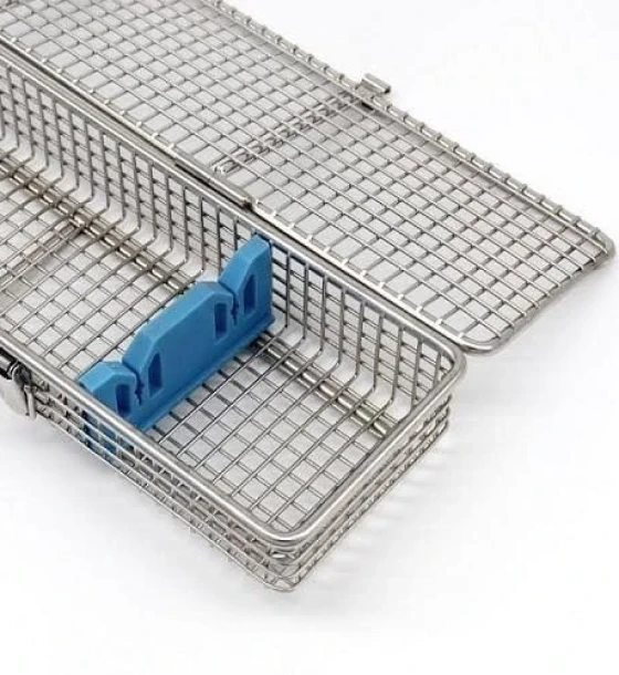 صينية شبكية للتعقيم/Wire Mesh Sterilization Tray[480x250x50 mm]