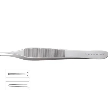 ملقط أنسجة أدسون بأسنان/Adson Tissue Forceps 1x2[12 cm]