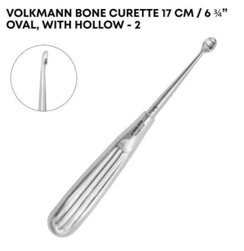مكشطة عظام فولكمان/Volkmann Bone Curette[17 cm]