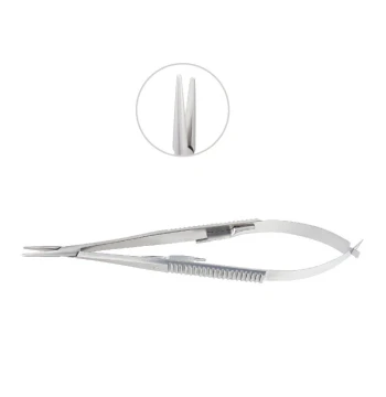 ماسك إبر كاستروفيهو (عيون)/Castroviejo Micro Needle Holder[14 cm]
