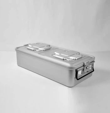 سلة تعقيم بأغطية فلاتر/Sterilization Container Alu[Full Size 1/1]